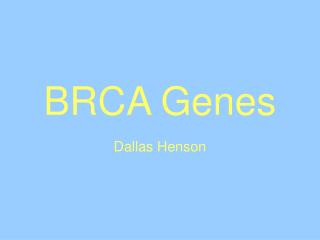 BRCA Genes