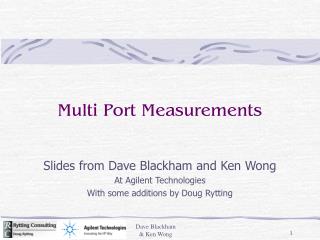 Multi Port Measurements