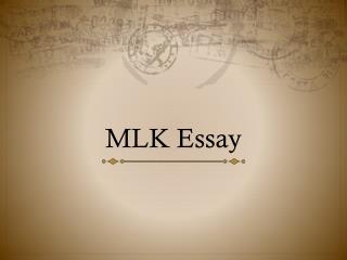 MLK Essay