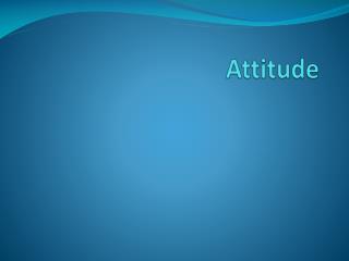 Attitude