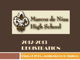 2012-2013 registration