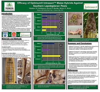Efficacy of Optimum® Intrasect™ Maize Hybrids Against Southern Lepidopteran Pests Matthew W. McKinnon, Jarrod T. Har