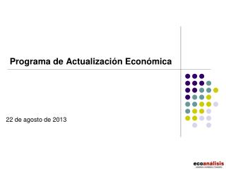 Programa de Actualización Económica