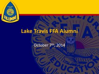 Lake Travis FFA Alumni