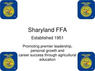 Sharyland FFA