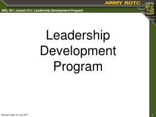 Leadership Development Program