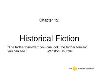 Chapter 12: Historical Fiction
