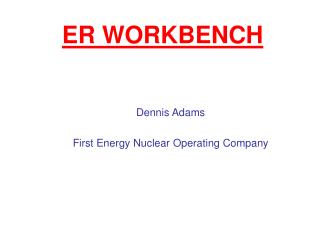 ER WORKBENCH