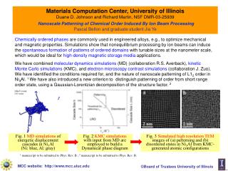 Materials Computation Center, University of Illinois