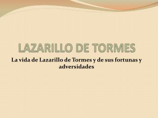 LAZARILLO DE TORMES