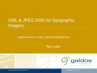 GML &amp; JPEG 2000 for Geographic Imagery