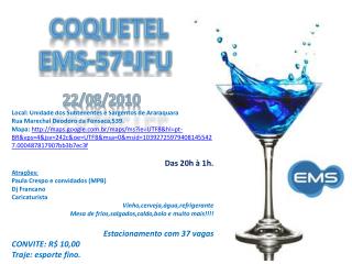 Coquetel EMS- 57ªJFU