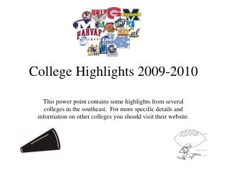 College Highlights 2009-2010