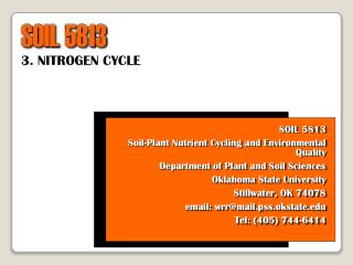 3. NITROGEN CYCLE