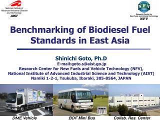 Benchmarking of Biodiesel Fuel Standards in East Asia