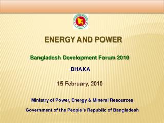 ENERGY AND POWER