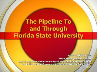The Pipeline To and Through Florida State University