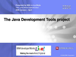 The Java Development Tools project