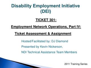 Disability Employment Initiative (DEI)