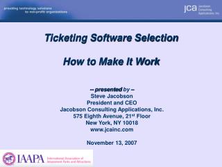 Ticketing Software Selection How to Make It Work