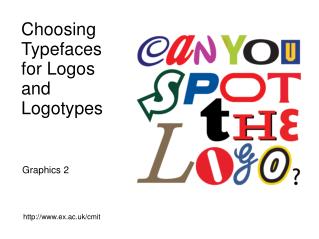 Choosing Typefaces for Logos and Logotypes