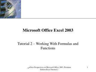 Microsoft Office Excel 2003