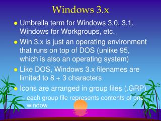 Windows 3.x