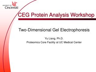 CEG Protein Analysis Workshop