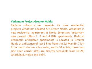 Vedantam Noida Extension \\+91-9899606065// Vedantam Project