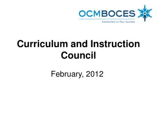 Curriculum and Instruction Council