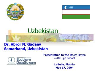 Uzbekistan Dr. Abror N. Gadaev Samarkand, Uzbekistan