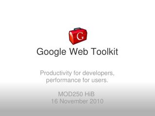 Google Web Toolkit