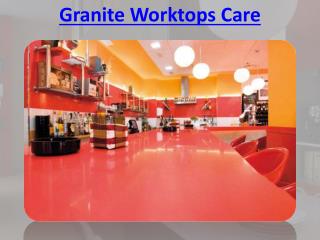 Granite Worktops Care