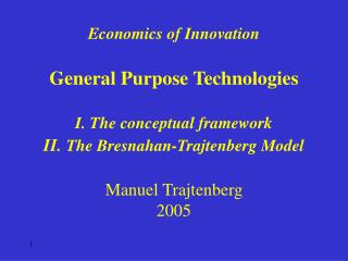 General Purpose Technologies