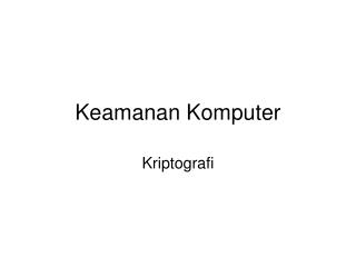 Keamanan Komputer