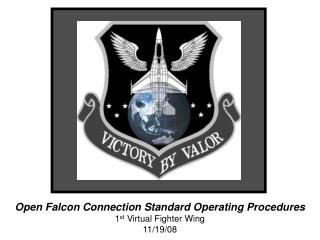 Open Falcon Connection Standard Operating Procedures 1 st Virtual Fighter Wing 11/19/08