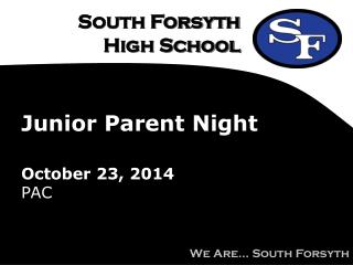 Junior Parent Night