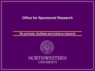 Office for Sponsored Research