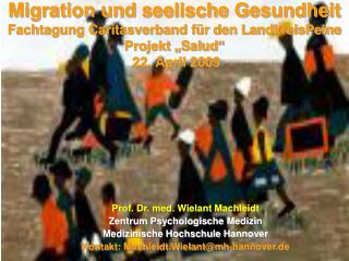 Prof. Dr. med. Wielant Machleidt Zentrum Psychologische Medizin Medizinische Hochschule Hannover