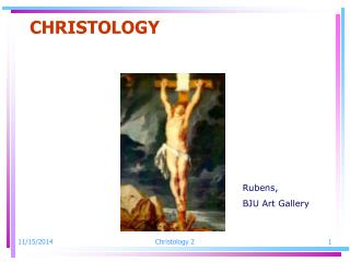 CHRISTOLOGY