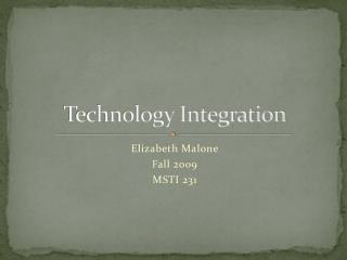 Technology Integration