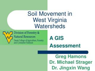 Soil Movement in West Virginia Watersheds