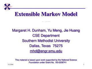 Extensible Markov Model