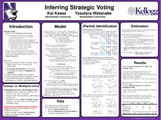 Strategic Voting Voting decision conditioning on pivotal event