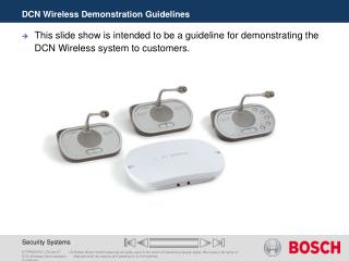 DCN Wireless Demonstration Guidelines