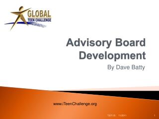 Advisory Board Development