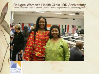 RWHC Program Manager Jeanne Nizigiyimana
