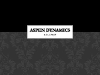 ASPEN DYNAMICS