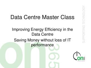 Data Centre Master Class