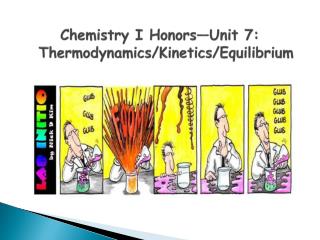 Chemistry I Honors—Unit 7: Thermodynamics/Kinetics/Equilibrium